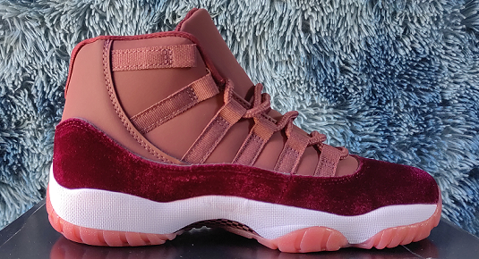 air jordan 11 (XI) retro shoes men-velvet - Click Image to Close